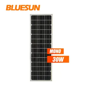 Bluesun best quality monocrystalline 20w 18v 30w solar panel sticker for small toys