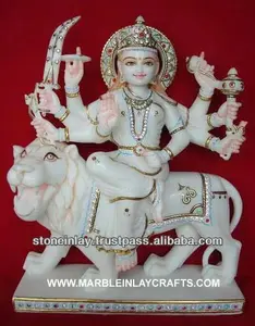 Marble Durga Ji Statue from Makrana Marble