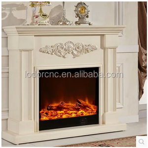 Modelo 8093 LED lareira elétrica elegante madeira permanente Free TV Design - Product Image 2