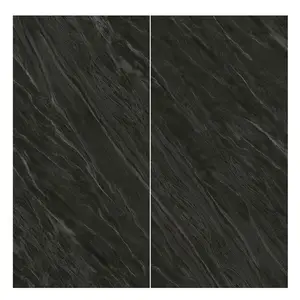 1600 × 3200ミリメートルMatt 12ミリメートルThick Black Slate Large Format Ceramic Floor Tiles