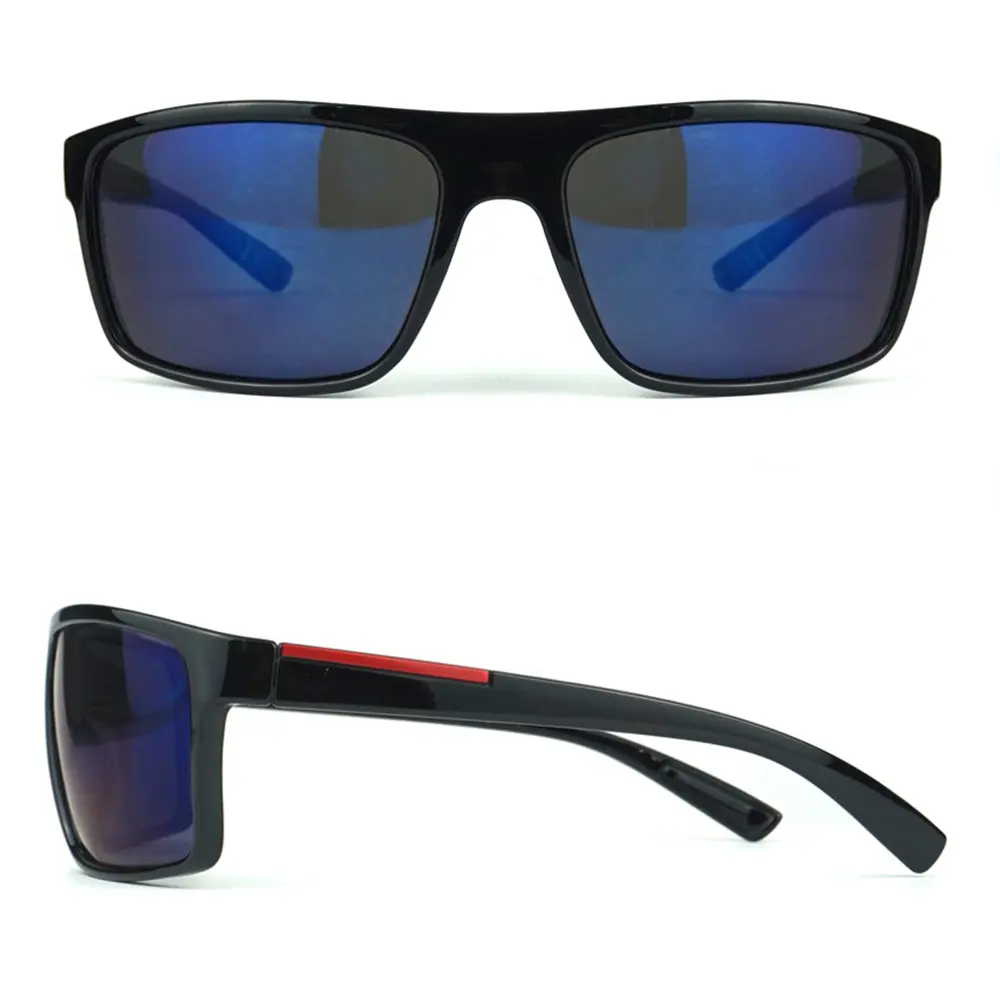 Tr90 Brillen gestelle Männer Sport brille benutzer definierte polarisierte Radsport sportliche Sonnenbrille