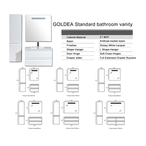 Promozione di vendita calda moderna singola <span class=keywords><strong>bagno</strong></span> vanity sink spazio risparmiato angolo <span class=keywords><strong>bagno</strong></span> vanity bianco finito <span class=keywords><strong>bagno</strong></span> vanità - Product Image 2