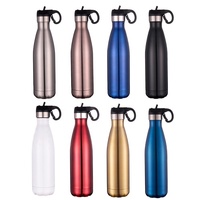 Beauchy Meilleures Ventes 2024 500ml Bouteille d'eau en acier inoxydable pour sport de plein air dorée