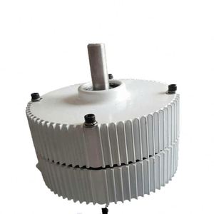 Générateur à <span class=keywords><strong>aimant</strong></span> <span class=keywords><strong>permanent</strong></span> à bas régime 12V-380V AC/DC 100W-100KW 30rpm-6000rpm pour éolienne à axe vertical - Product Image 4