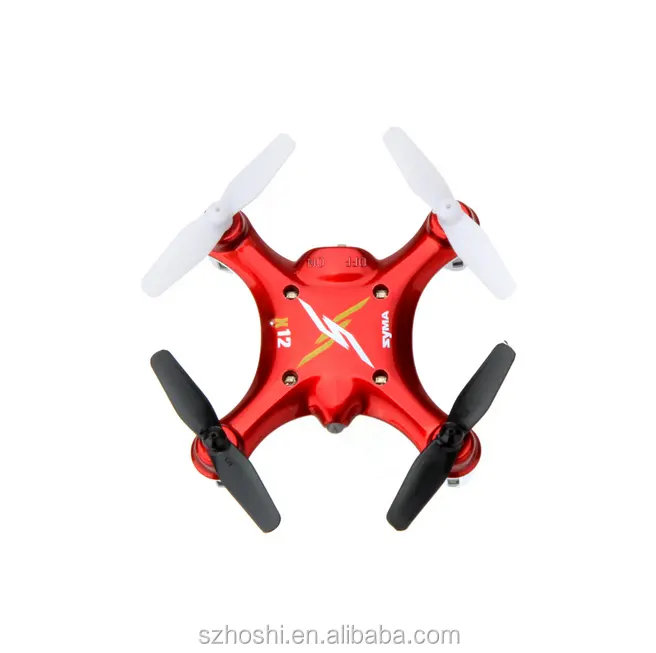 Hot Sale Syma X12S 4CH 6-Axis Gyro RC Helicopter Drones Quadcopter Mini Dron without Camera Indoor Toys,Green,Red Color