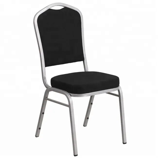 לערום שחור משתה כיסא למלון זול אוכל כיסאות עבור סיטונאי מודרני קונצרט אולם אוכל כיסא