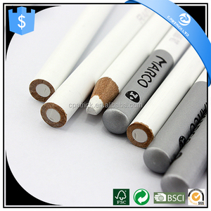 12 Pièces <span class=keywords><strong>Crayon</strong></span> Pastel de Croquis Professionnel en Bois au Charbon Blanc Non Toxique pour Artistes - Product Image 2