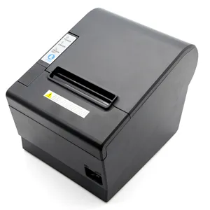 pos printer 80mm thermal receipt printer with auto cutter usb/ parallel/Ethernet port support wall hanging