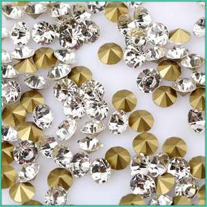 Mặt glass stones đối với trang sức, trang trí màu đá thủy tinh rhinestone - Product Image 1