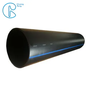 HDPE boru S bağlantı parçaları Pn10 Pe su plastik boru 140mm büyük çaplı sulama polietilen Hdpe boru HDPE boru HDPE boru