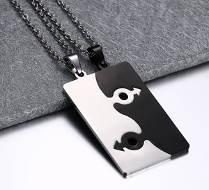 Collier <span class=keywords><strong>Symbole</strong></span> Masculin à la Mode Collier Pendentif Gay pour Couples - Product Image 5