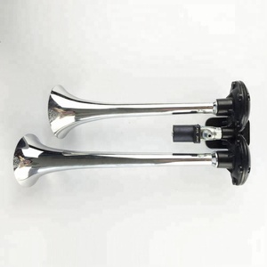 Tromba d'aria a doppia tromba d'aria 12V o 24V con trombe cromate - Product Image 1