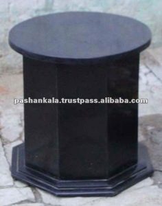 Soportes para Tablero de Mesa de Mármol Negro - Product Image 1