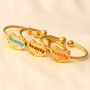50667 xuping Gold Jewellery Healthy Adjustable <strong>Indian</strong> Baby <strong>Bangle</strong> - Product Image 5