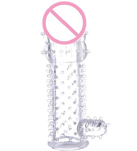 Männer Langzeit-Erektions-Silikon-Sexspielzeug mit Härtegrad <span class=keywords><strong>Penis</strong></span>-Hülle - Product Image 1