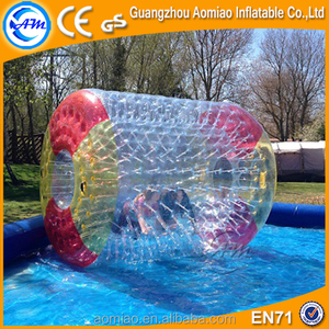 Caliente CE 1.0 0.7mmtpu loco diversión inflable, rodillo que camina del agua rodillos para la venta - Product Image 3