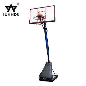 Soporte de aro de baloncesto ajustable, tablero de acrílico de 10 pies, portátil, profesional, a la venta