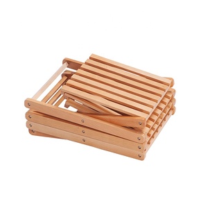 Étagère à chaussures pliable en <span class=keywords><strong>bois</strong></span> massif JB Creative et support à fleurs - Product Image 5