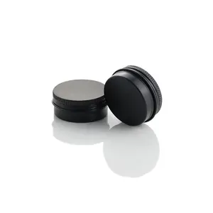 In Stock 15ml 15g Gold White Black Round Cosmetic Aluminum Jar Round Metal Box Mint Tin Can Packaging Lip Balm Tin (NAL02-15)