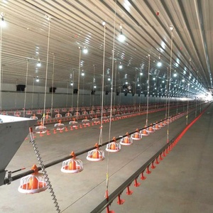 Yüksek kaliteli broiler tavuk çiftliği tasarım hindistan besleme hattı ile su hattı havalandırma fanı soğutma pedi klima kontrol sistemi - Product Image 2