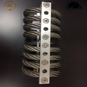 Ngành công nghiệp Giao Thông Vận Tải Launcher Giao Diện Điều Khiển Tạo Ra Thiết Lập Rung Sốc Kiểm Soát JGX-1598D-358B Nhôm Wire Rope Isolator - Product Image 6