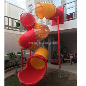 <span class=keywords><strong>Toboggan</strong></span> tubulaire pour enfants de <span class=keywords><strong>grand</strong></span> diamètre en plastique torsadé pour aire de jeux extérieure - Product Image 3