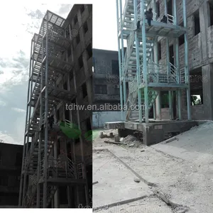 outdoor metal staircase used stairs industrial steel stair hot galvanized staircase