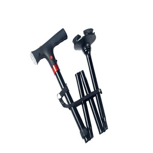 Medco High Quality Professional Multifunctional <strong>Foldable</strong> Aluminum Cane Alarm <strong>Walking</strong> <strong>Stick</strong> with Led - Product Image 2