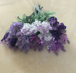 <span class=keywords><strong>Flores</strong></span> de <span class=keywords><strong>Lavanda</strong></span> <span class=keywords><strong>Artificiales</strong></span> de Seda para Centros de Mesa de Boda, Decoración Interior y Exterior para Cocina, Ramo de Plantas Realistas - Product Image 2