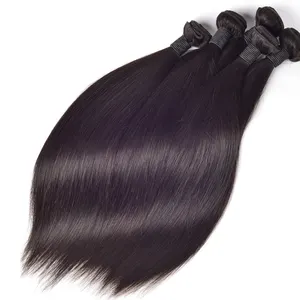Straight Hair Bundles Brazilian Hair Weave 100% Human Hair extensions Natural Color