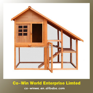 En bois de poulet maison pet Cage <span class=keywords><strong>Lapin</strong></span> Couche coop - Product Image 1