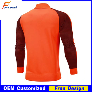 Wholesale OEM sport football solid color training pants without pattern sports jacket - Product Image 6