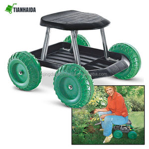 Siège de travail en plein air, 1 pièce, pour jardin, cour, tabouret, Scooter, chariot - Product Image 5