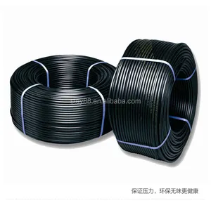 Sulama için 63mm PE 80 tüp HDPE boru 100 metre rulo