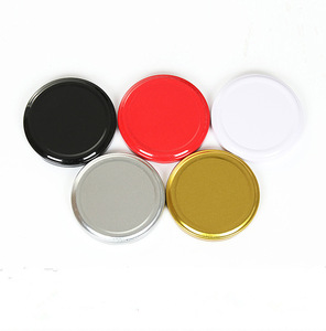 Round 12 oz Airtight Glass <strong>Jars</strong> With Black Metal Lid - Canning <strong>Jars</strong> <strong>for</strong> <strong>Jam</strong>, Honey, Spices, Arts and Gift Holder 1 Set - Product Image 5