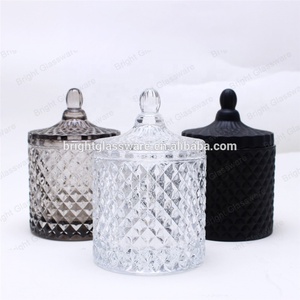 <span class=keywords><strong>Portacandele</strong></span> in Vetro Colorato Rotondo Fatto a Mano, Contenitore per Candele in Vetro - Product Image 6