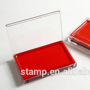 Transparante cover ink pad oil base inkt stempelkussen voor afdichting stempel