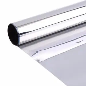 1.52 x30m Wholesale Silver Heat Reduction Window Film Solar Tint Reflective One weg Mirror sonne block Glass Sticker