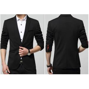 YSMARKET M-5XL grande taille hommes manteau porter au <span class=keywords><strong>mariage</strong></span> Club fête coréen Slim Fit Blazer costume veste décontracté <span class=keywords><strong>homme</strong></span> vêtements E71169 - Product Image 6