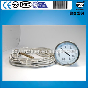 100 مللي متر حار بيع مخصص أنبوب مقياس الحرارة ثنائي الفلز مقياس درجة الحرارة - Product Image 4