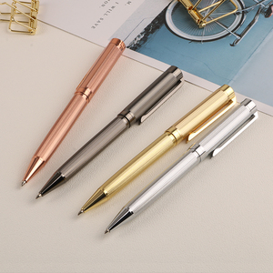 NEW Popular Stylish Stainless Steel Metal Ballpoint Gift Wedding <strong>Silver</strong> Grey Rose Gold Plated Executive Business Metal <strong>Pen</strong> - Product Image 1