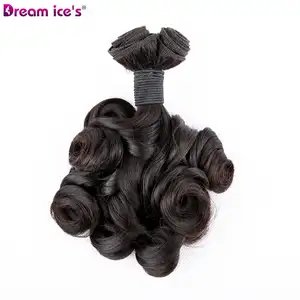 New Arrival Double Drawn Brazilian Virgin Hair Bundle,Ponytail Original Human Hair,Grade 12a 100% Cuticle Aligned Virgin Hair