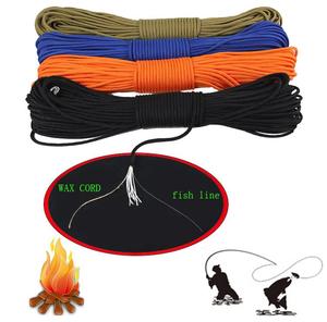 Cuerda de paracaídas roja <span class=keywords><strong>Tinder</strong></span> Fire Paracord, pulsera de Paracord de liberación rápida de 100 pies, Paracord de nailon 550 - Product Image 5