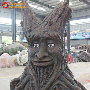 High Simulation Animatronic Cartoon <strong>Face</strong> Artificial <strong>Tree</strong> Attractive Indoor Product for Adventure Park Public Spaces Popular Park - Product Image 3