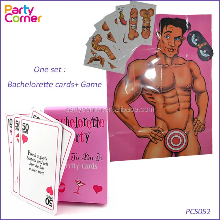 Hen Set - Junk hunk Mr Wonder Willy, Do a Dare scratch card dare cards