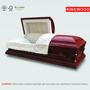 PEACE corrugated cardboard coffin caskets