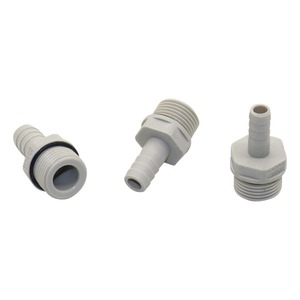 Connecteur droit en plastique-acier pour <span class=keywords><strong>tuyau</strong></span> de <span class=keywords><strong>pompe</strong></span> à air d'aquarium de jardin, filetage mâle 3/8\" 1/2\" - Product Image 3
