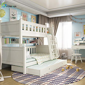 Lits superposés en bois pour enfants, jumeaux, doubles, uniques, best-sellers, à bas prix, meubles de chambre à coucher pour adultes - Product Image 4