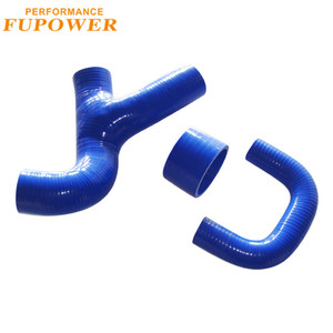 SUBAR-U IMPREZA SILICONE Y-PIPE WRX GC8トップマウントインタークーラーホースキットVER.3-6 96-00 NON STI - Product Image 2