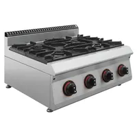 China Production Stainless Steel Used Gas Range For Restaurant BN600-G608